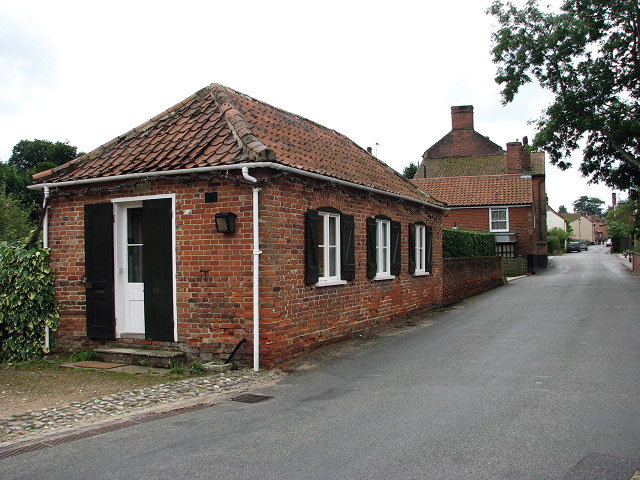 Calm outdoor communal space